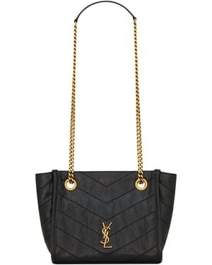 Saint Laurent Mini Niki Shopping Bag - Black