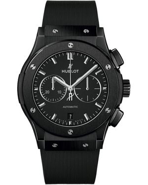 Hublot Ceramic Classic Fusion Chronograph Magic Watch - Black
