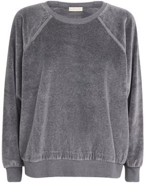 Suzie Kondi Cotton-Blend Samos Sweatshirt - Grey