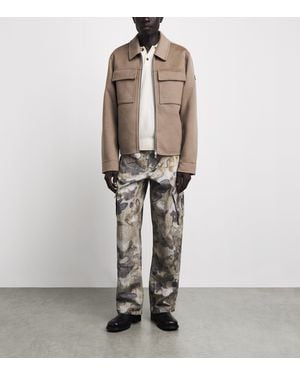 Moose Knuckles Wool-Cashmere-Silk Jacques Jacket - White