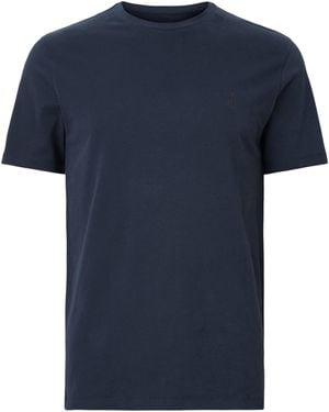 AllSaints Organic Cotton Brace T-Shirt - Blue