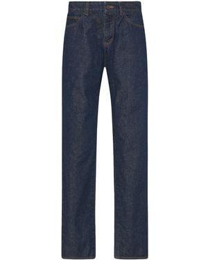 The Row Carlyl Supima Cotton Straight Jeans - Blue