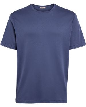 Herno Cotton Layered T-Shirt - Blue