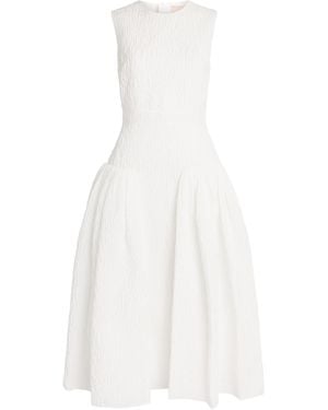 ROKSANDA Crepe Aya Midi Dress - White
