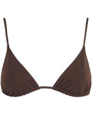 Eres Mouna Triangle Bikini Top - Brown