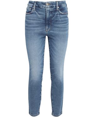 GOOD AMERICAN Good Waist High-Rise Skinny Jeans - Blue