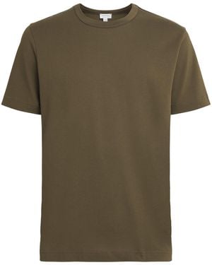 Sunspel Supima Cotton Heavyweight T-Shirt - Green
