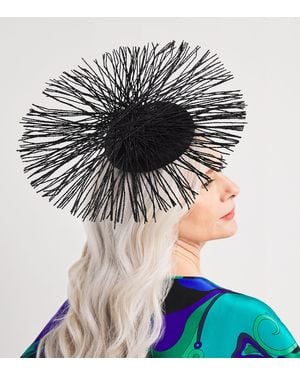 Emily London Starburst Hat Fascinator - Black