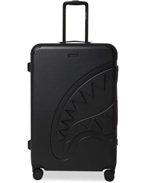 Sprayground Embossed Check-In Suitcase - Black