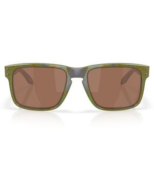 Oakley Holbrook Polaris Collection Square Sunglasses - Brown