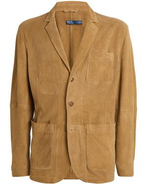 Polo Ralph Lauren Suede Blazer - Brown