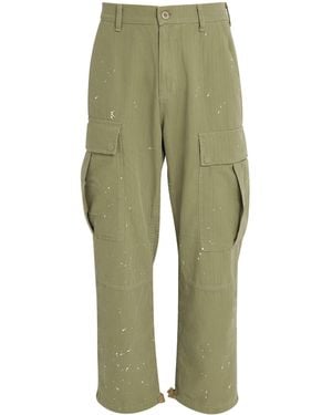 CHERRY LA Wide-Leg Cargo Trousers - Green