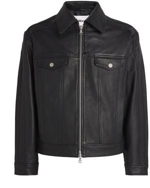 Won Hundred Mike Leather Jacket - Black