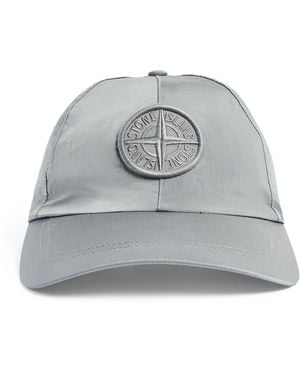 Stone Island Logo Baseball Cap - Gray