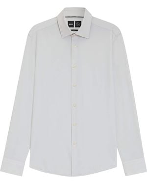 BOSS Performance-Stretch Jersey Shirt - White