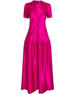 FFORME Satin Clodia Maxi Dress - Pink