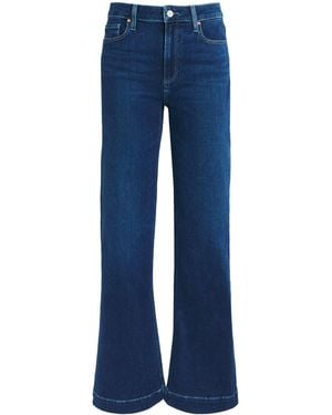 PAIGE Leenah Wide-Leg Jeans - Blue