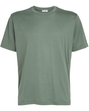 Eton Silk-Cotton T-Shirt - Green