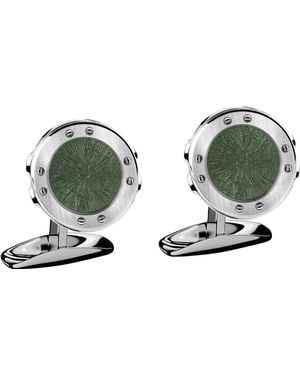 Chopard Stainless Steel Alpine Eagle Cufflinks - Green