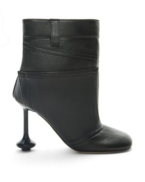 Loewe Leather Toy Ankle Boots 90 - Black