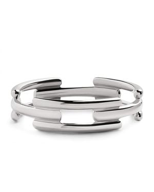 Monica Vinader Sterling Signature Link Ring - Metallic
