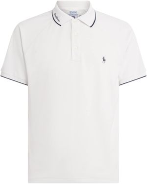 Ralph Lauren X Wimbledon Performance Piqué Polo Shirt - White