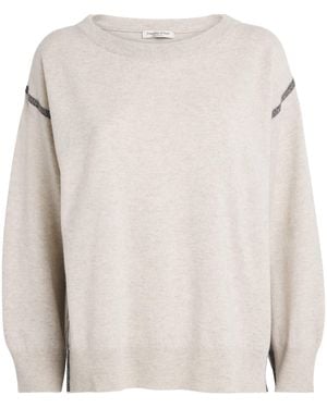 Johnstons of Elgin Cashmere Tilda Jumper - White