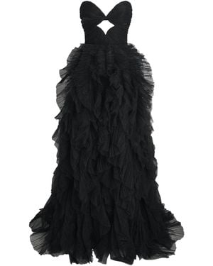 Maria Lucia Hohan Tulle Coleen Gown - Black