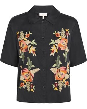 The Great Embroidered The Tavern Shirt - Black