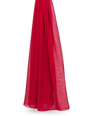Max Mara Silk Scarf - Red