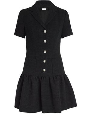 Sandro Tweed Raphaelle Mini Dress - Black