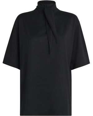 Lemaire Cotton Foulard T-Shirt - Black