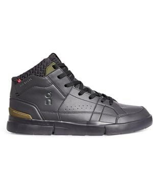 On Shoes Leather Roger Clubhouse Sensa High-top Trainers - Brown