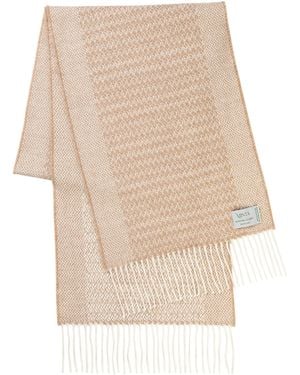 Araminta Campbell Ltd Alpaca-Blend Harvest Grain Scarf - Natural