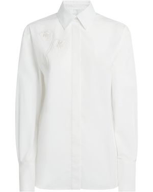 Erdem Floral Embroidered Shirt - White