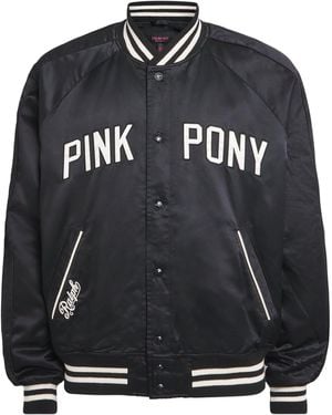 Polo Ralph Lauren Satin Pony Baseball Jacket - Black