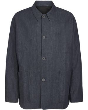 Studio Nicholson Cotton-Linen Nopi Jacket - Blue