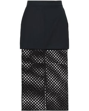 Max Mara Woven Midi Skirt - Black