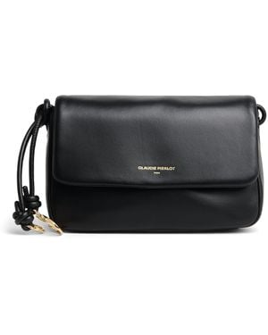 Claudie Pierlot Leather Cross-Body Bag - Black