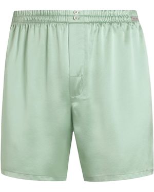 Dolce & Gabbana Silk Shorts - Green