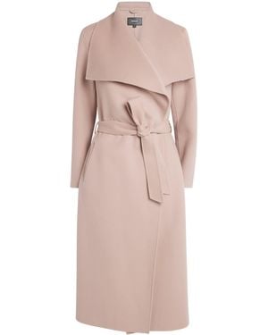 Mackage Wool Mai-Cn Wrap Coat - Pink