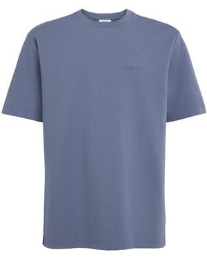 NN07 Relaxed Logo Nat T-Shirt - Blue
