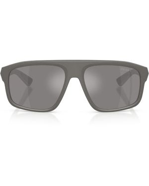 Prada Linea Rossa Irregular Sunglasses - Gray