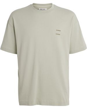 Samsøe & Samsøe Organic Cotton Joel T-Shirt - Grey