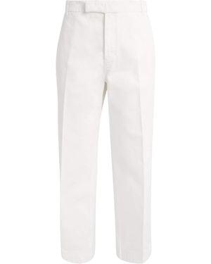 Thom Browne Cotton Twill Utility Trousers - White