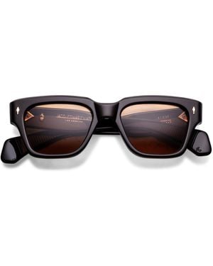 Jacques Marie Mage Acetate Fellini Sunglasses - Black