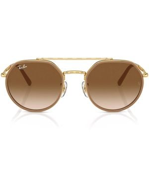 Ray-Ban Metal Irregular Sunglasses - Brown