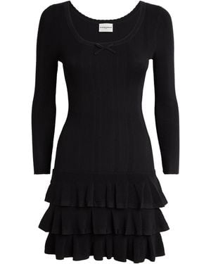 Claudie Pierlot Knitted Mini Dress - Black