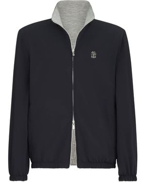 Brunello Cucinelli Reversible Water-Resistant Jacket - Black