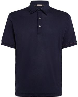 Herno Wool Polo Shirt - Blue